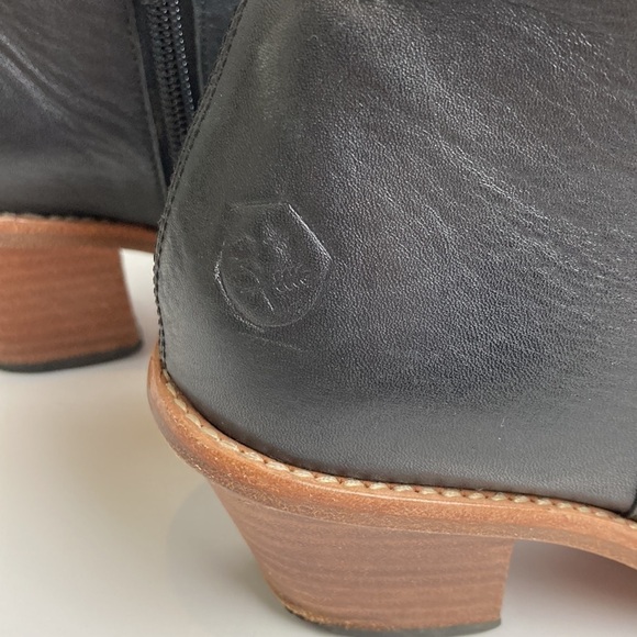 Poppy Barley The Two Point Genuine Leather Ankle Boot Sz 6.5 Elevated Basic - Picture 7 of 16